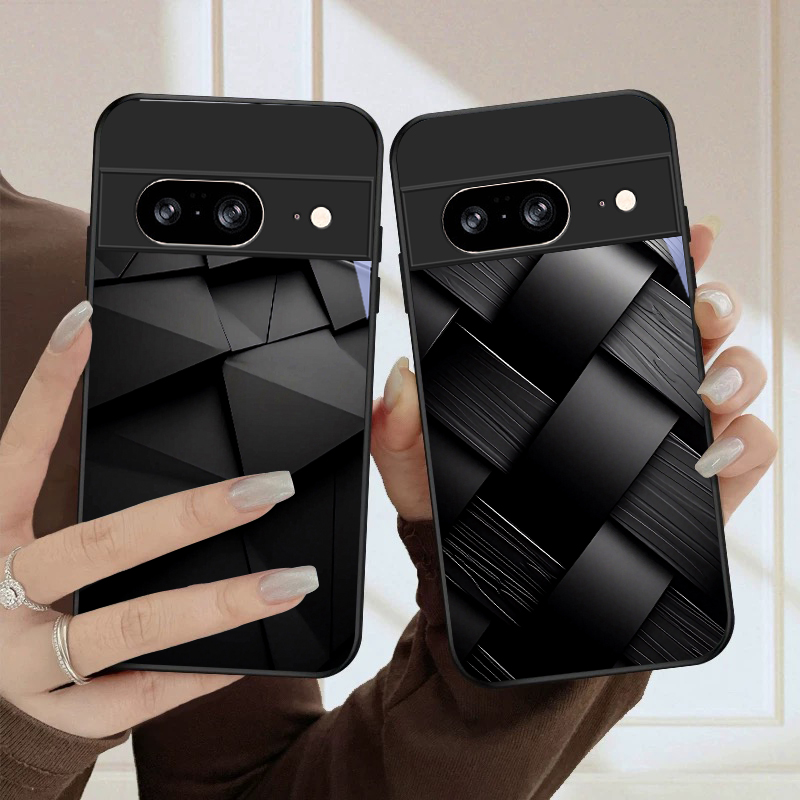 Google Pixel 9 Pro - Dark geometric texture For Google Pixel