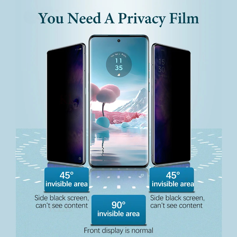 With tools 3D Curved Anti-spy  - Curved Edge Screen ulasan dan harga