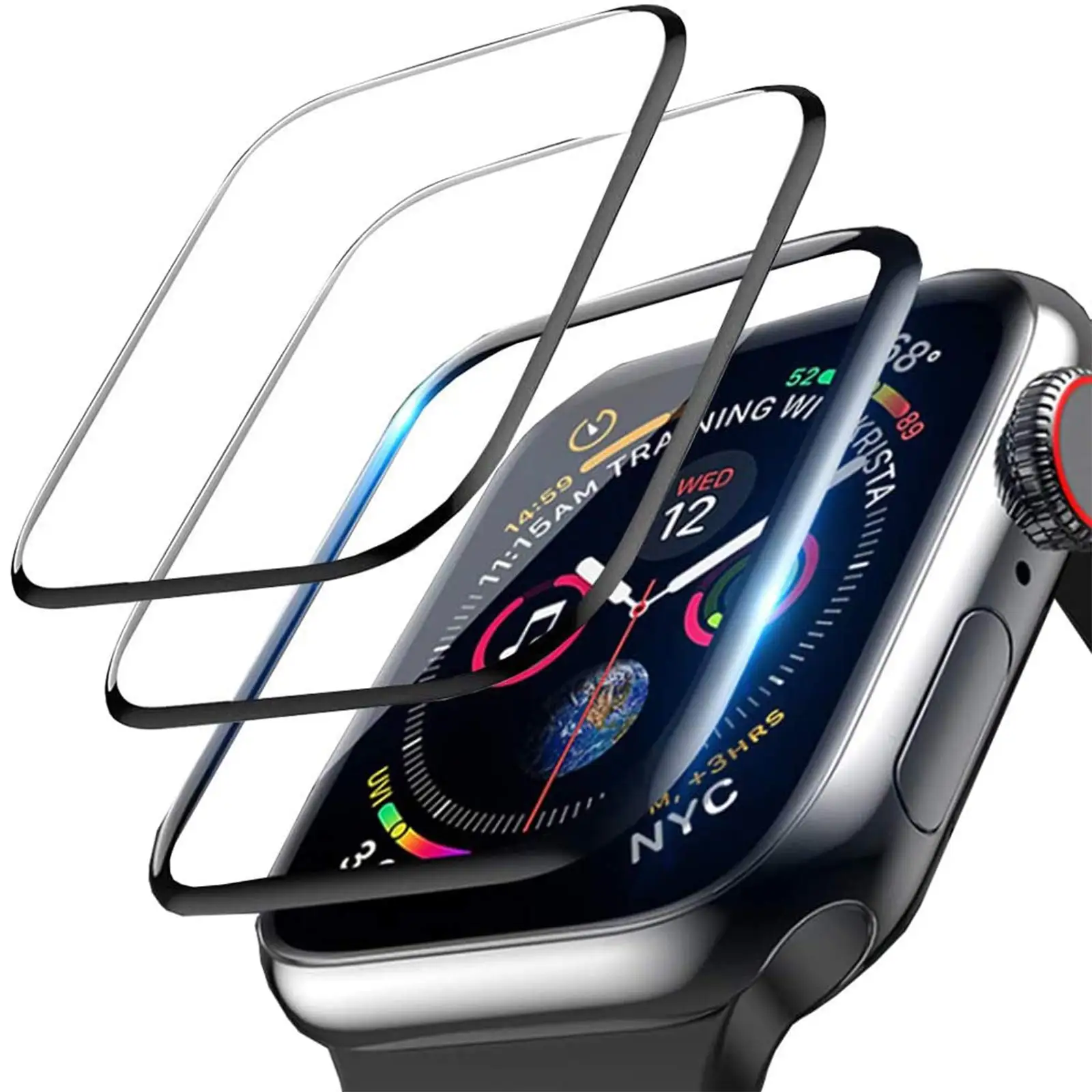 3D Tempered Glass For Apple Wa - Smartwatch Screen Film ulasan dan harga