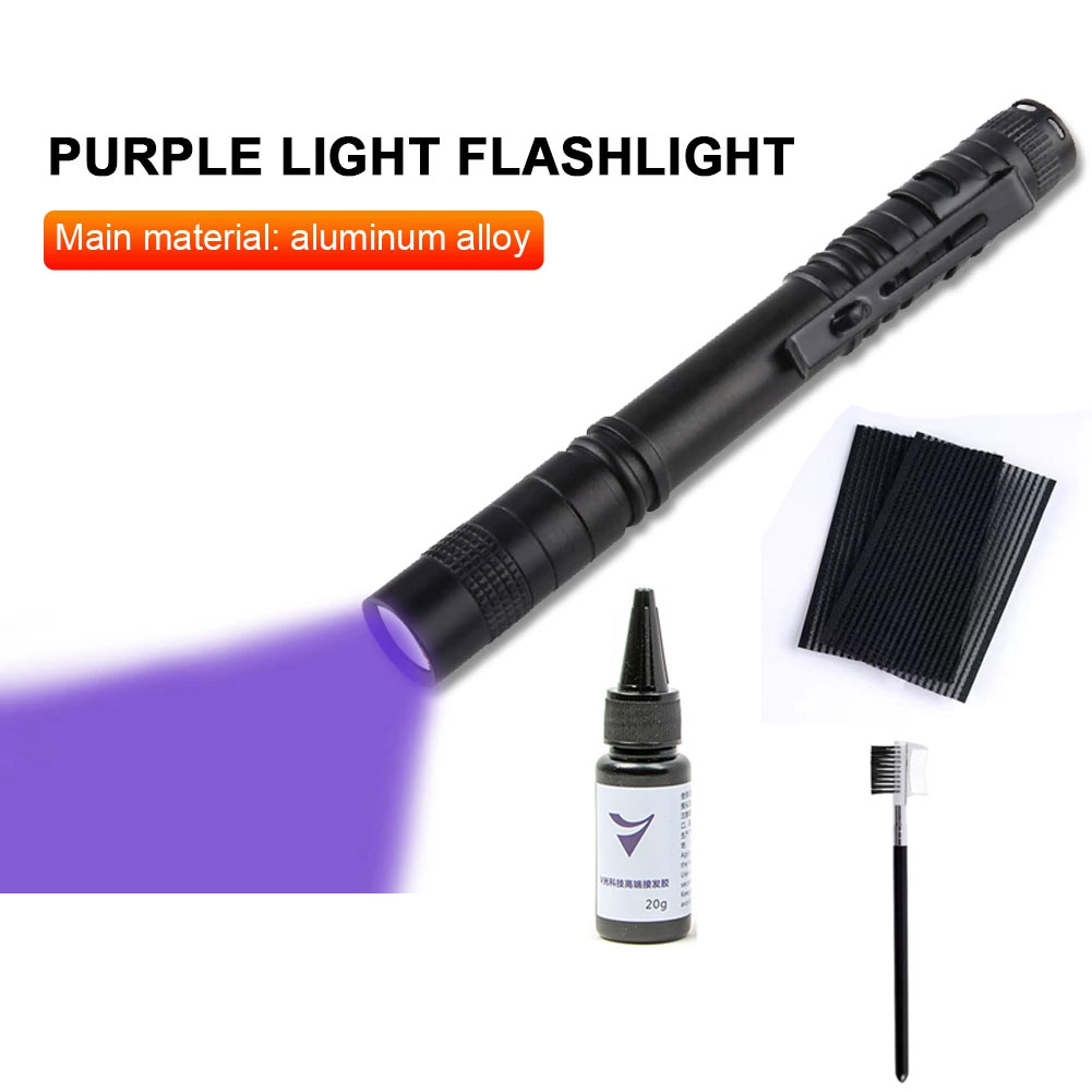 UV Light Hair Extension Glue   - Liquid Uv Glue Kit ulasan dan harga