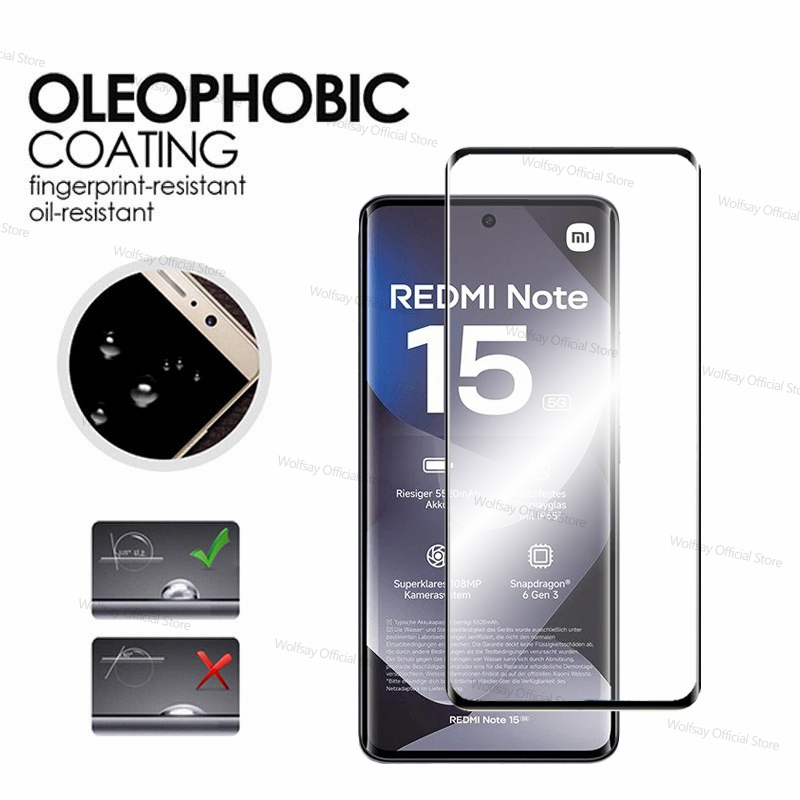 2/4 PCS 3D Curved Edge Glass F - Curved Edge Screen ulasan dan harga