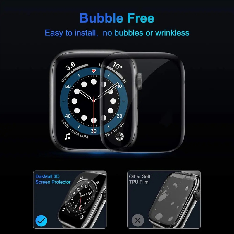 Soft Glass For Apple Watch Scr - Tempered Glass Screen 9H ulasan dan harga