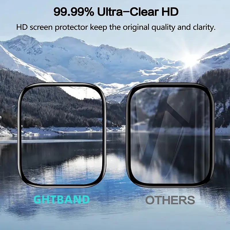 Soft Glass For Apple Watch Scr - Tempered Glass Screen 9H ulasan dan harga