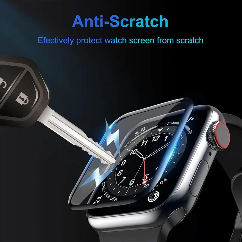 Soft Glass For Apple Watch Scr - Tempered Glass Screen 9H ulasan dan harga