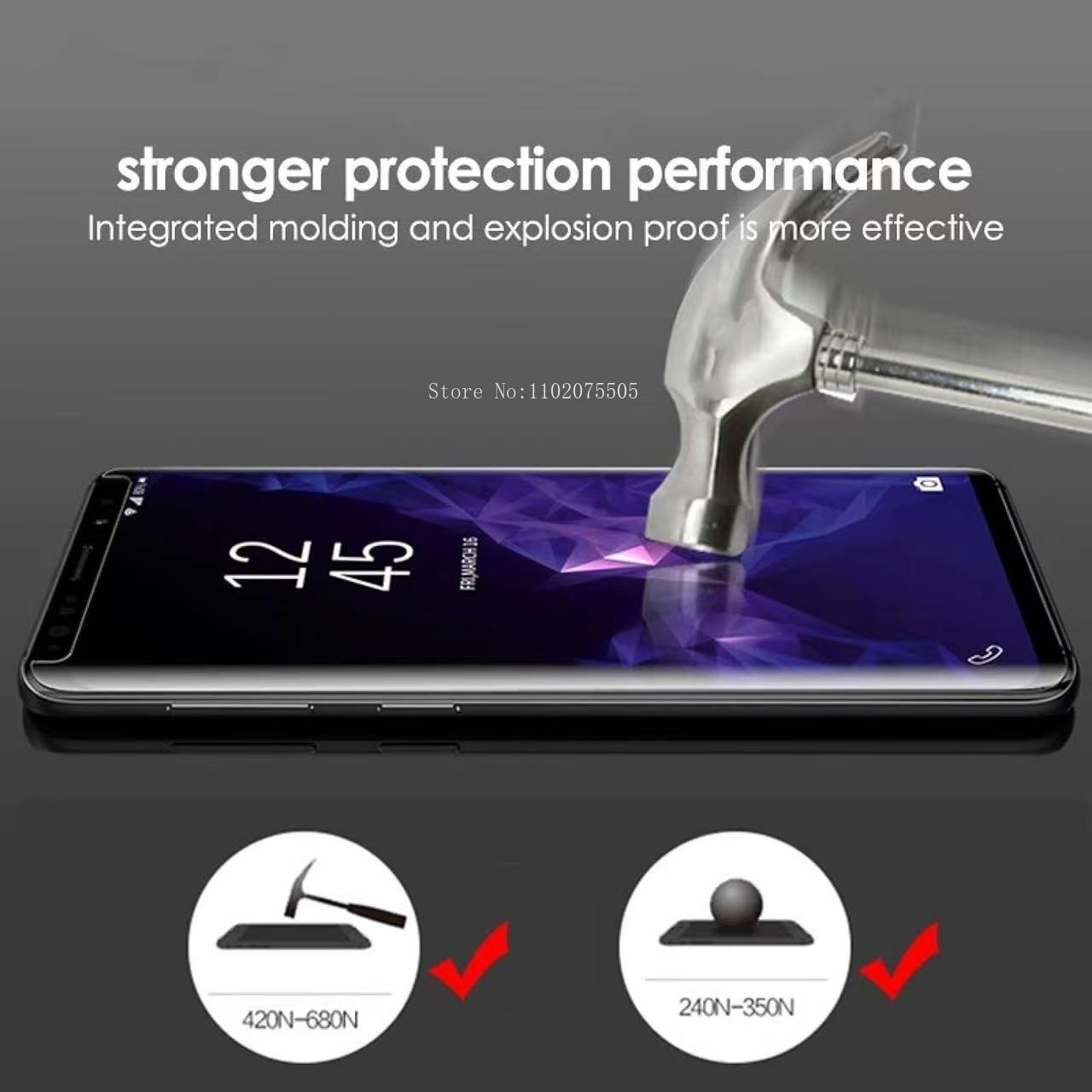 5PCS Curved High Quality Full  - Curved Edge Screen ulasan dan harga