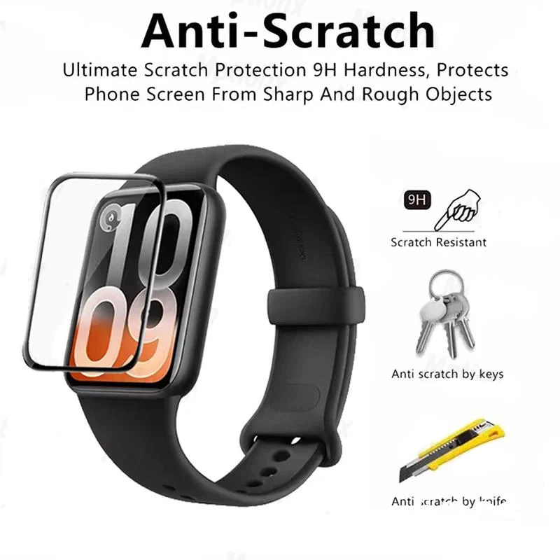 1-5PCS For Xiaomi Mi band 10 P - Smartwatch Screen Film ulasan dan harga