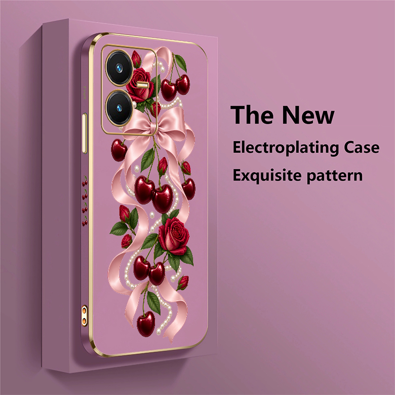 Bow Cherry Case For Vivo Y28 S - Vivo Y28 ulasan dan harga