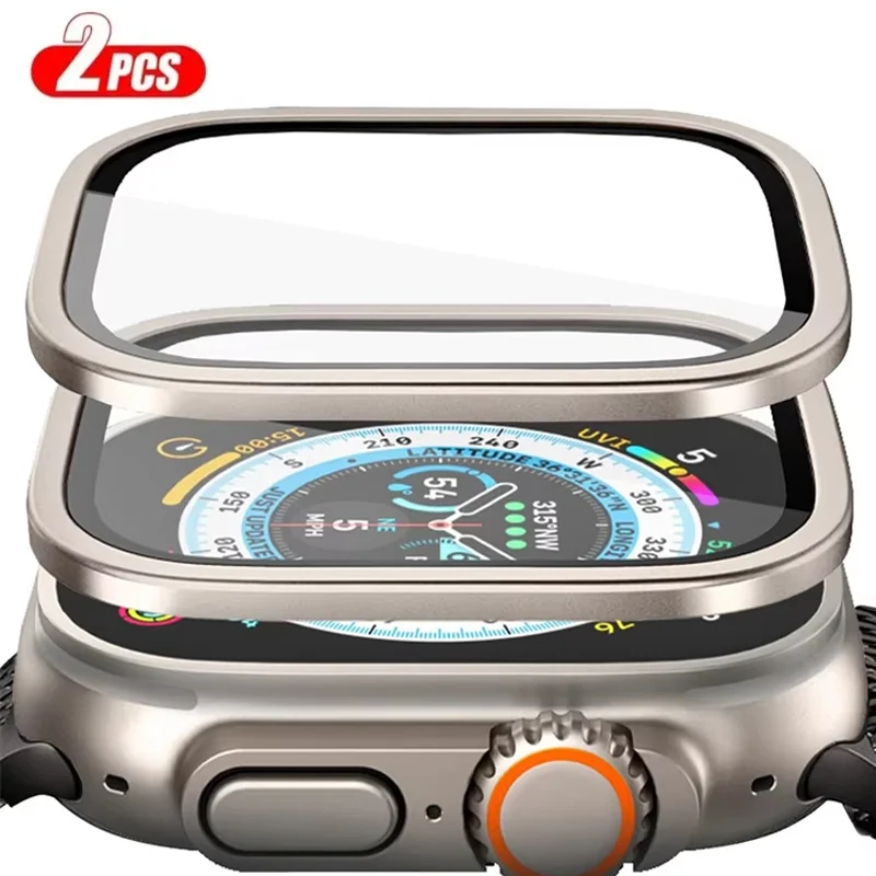 Aluminium Alloy Case+Tempered  - Smartwatch Screen Film ulasan dan harga